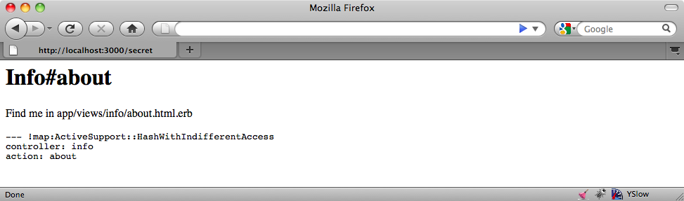 La ruta sólo coincide cuando se carga con Firefox