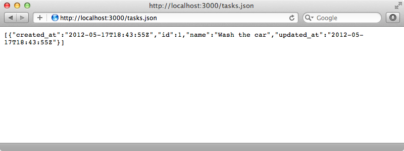 The JSON is now rendered through a RABL template.