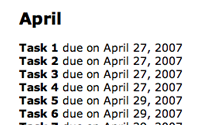 group_by Month