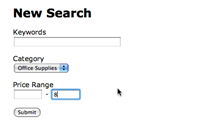 Advanced Search Form