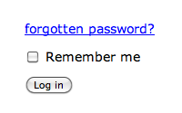 Remember Me & Reset Password